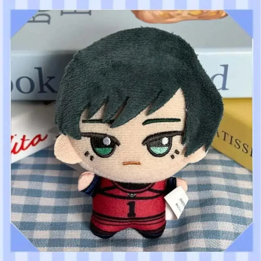 Blue Lock 10Cm Striker Plush Keychain, Japanese Anime Backpack Charm, Soccer Dol